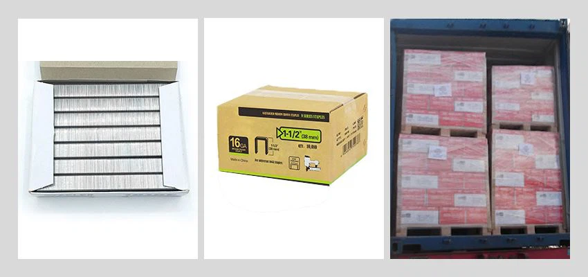 U Shaped Flat Staples For Furniture package