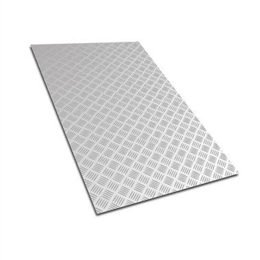 Feuille à carreaux en aluminium à cinq barres