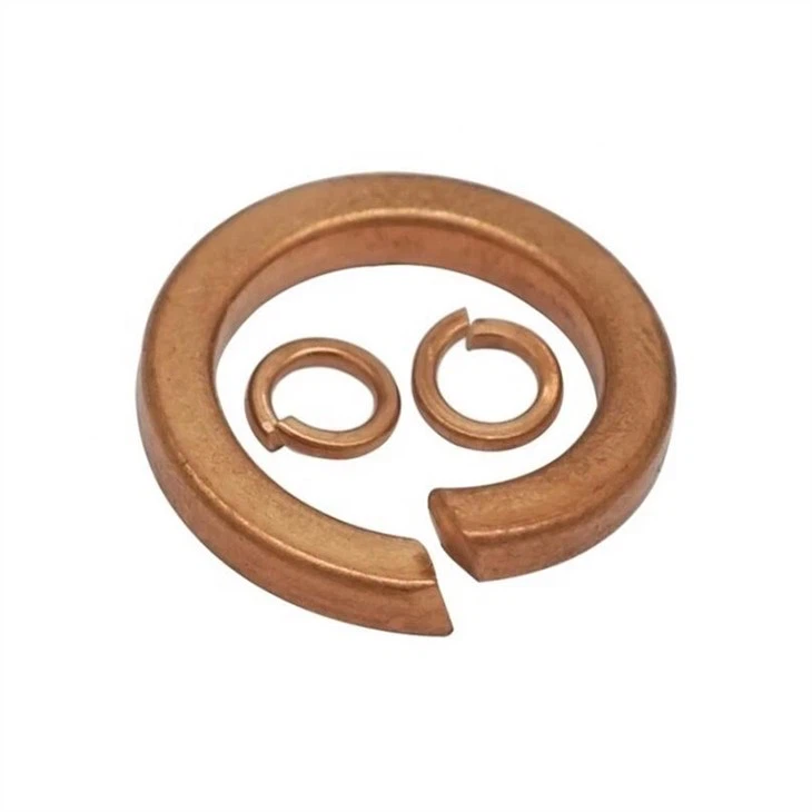 Fabricants de rondelles de blocage à ressort unique en laiton