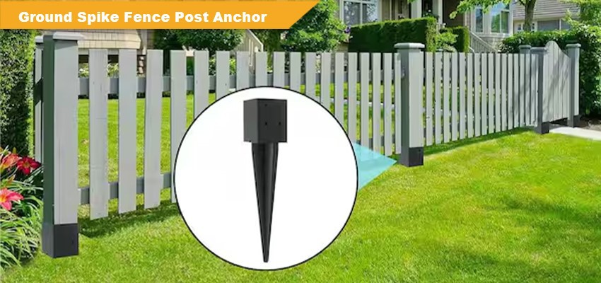 ground spike fence post anchor ground spike fence post anchor
