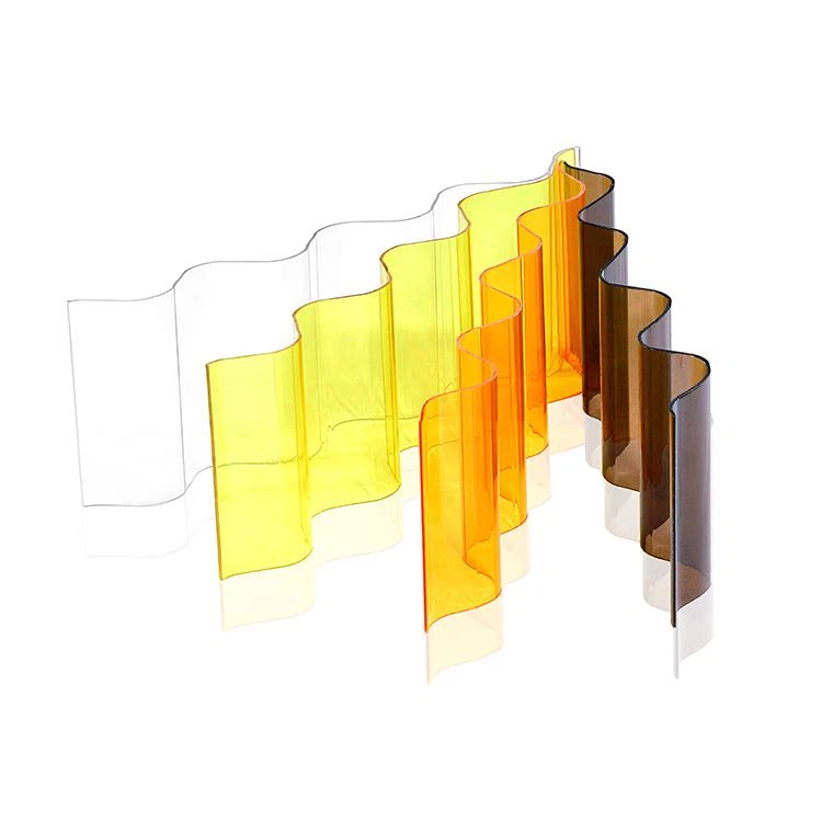 Feuille de toiture en polycarbonate