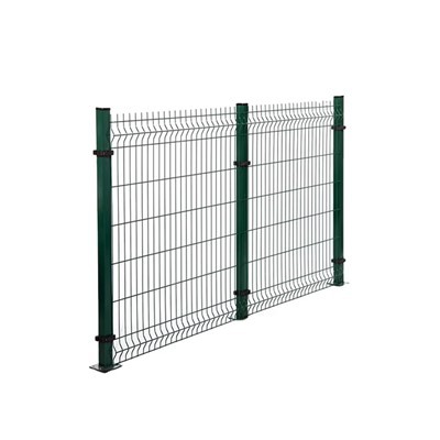 Clôture en acier incurvée modèle 3D