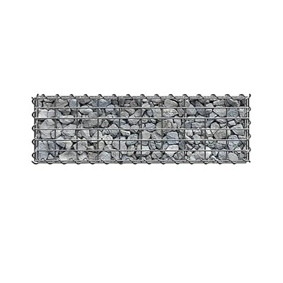 Clôture de gabions